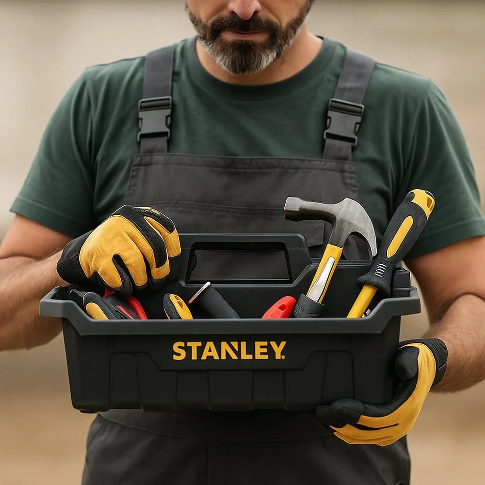 Stanley Tool Caddy Tool box toolbox organization cleaning supplies organizer or